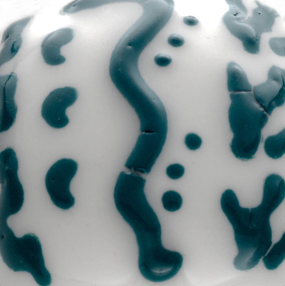 Blue Green 3D Effects Underglaze