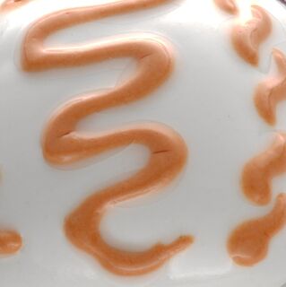 Orange 3D Effects Underglaze